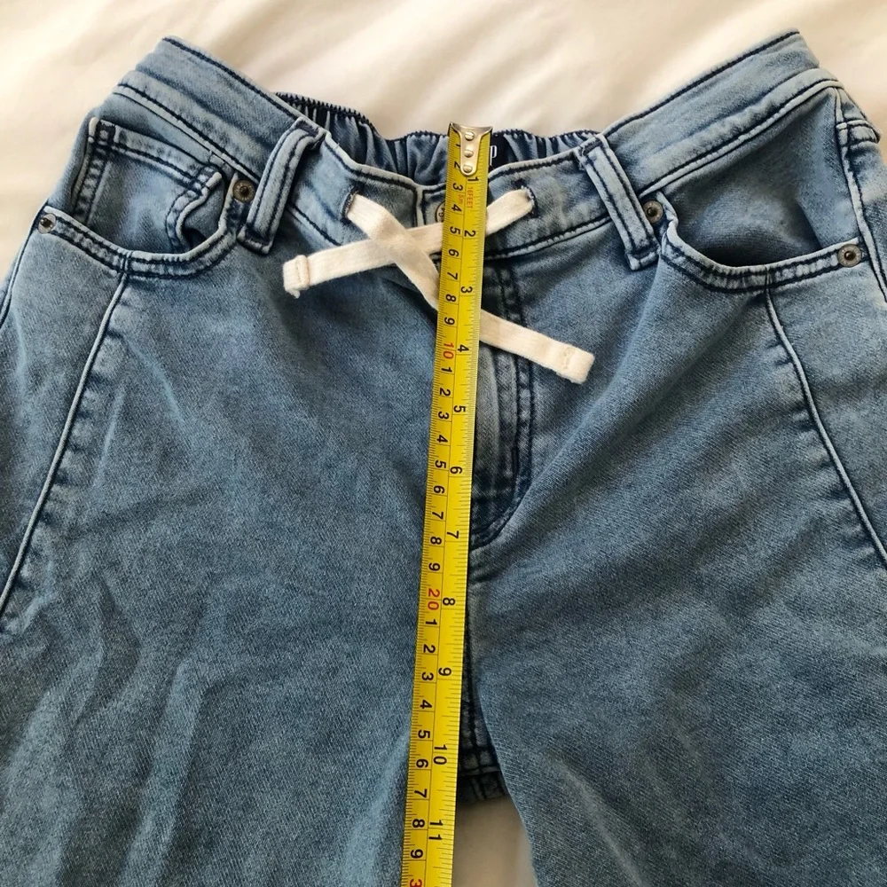 Gap Kids Light Blue Wide-Leg Jeans Elastic Waist Band XL/12